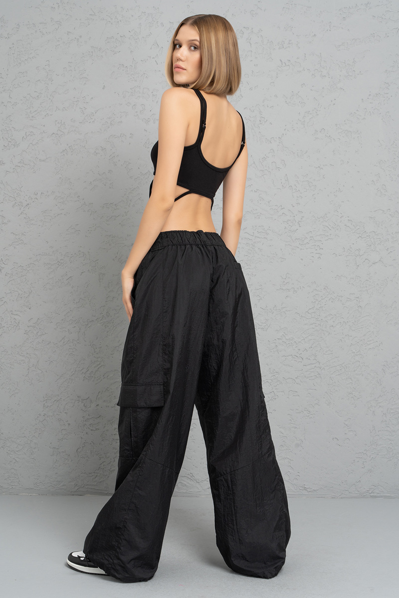 Siyah Kargo Pantolon