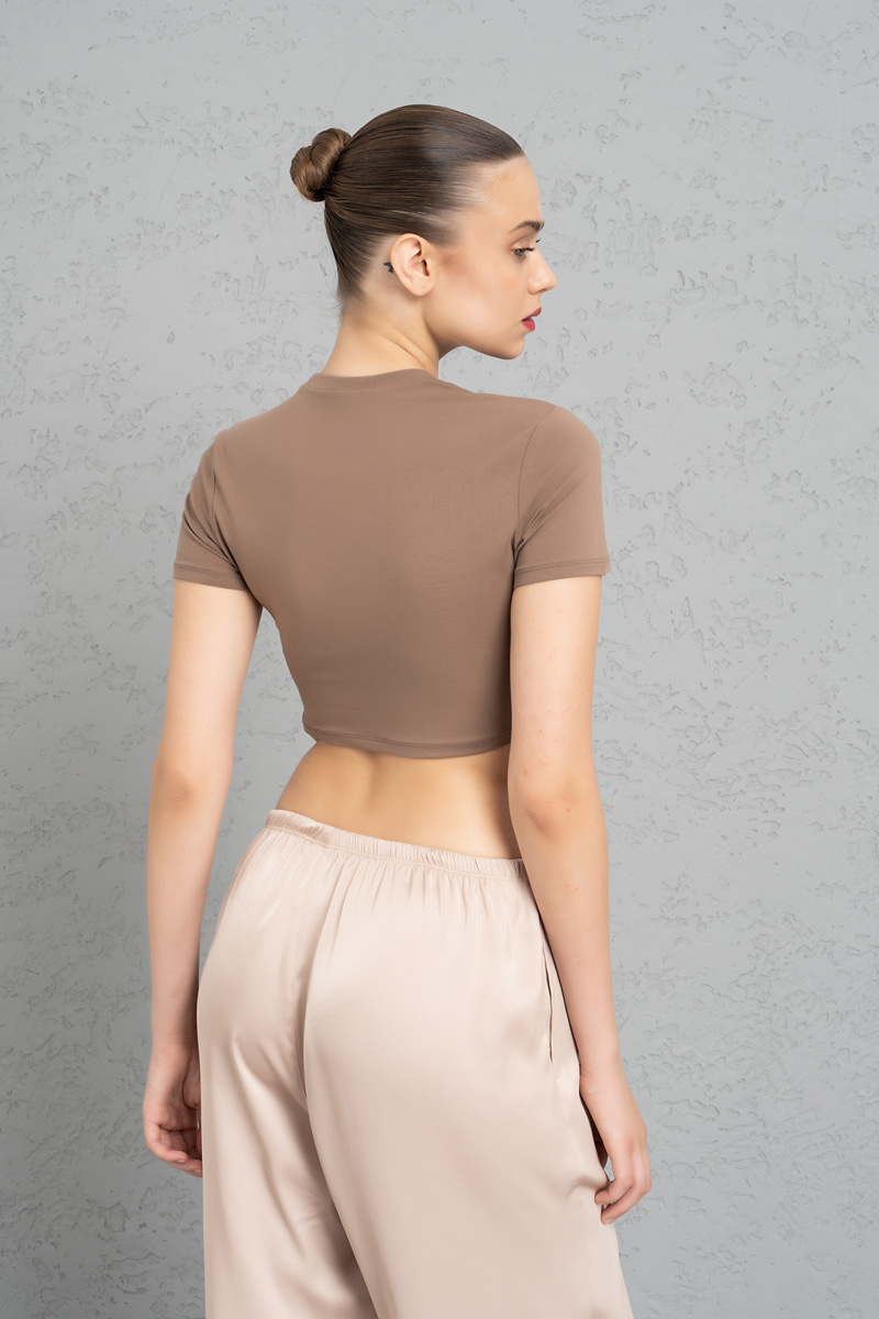 Short Sleeve Soil Crop Top