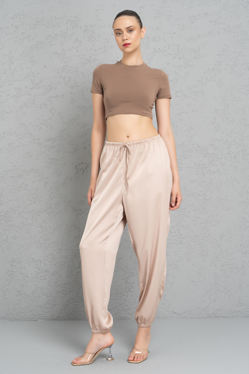 Short Sleeve Soil Crop Top
