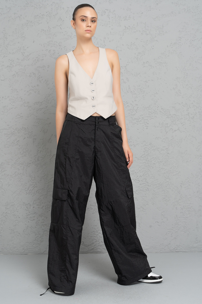 Siyah Kargo Pantolon