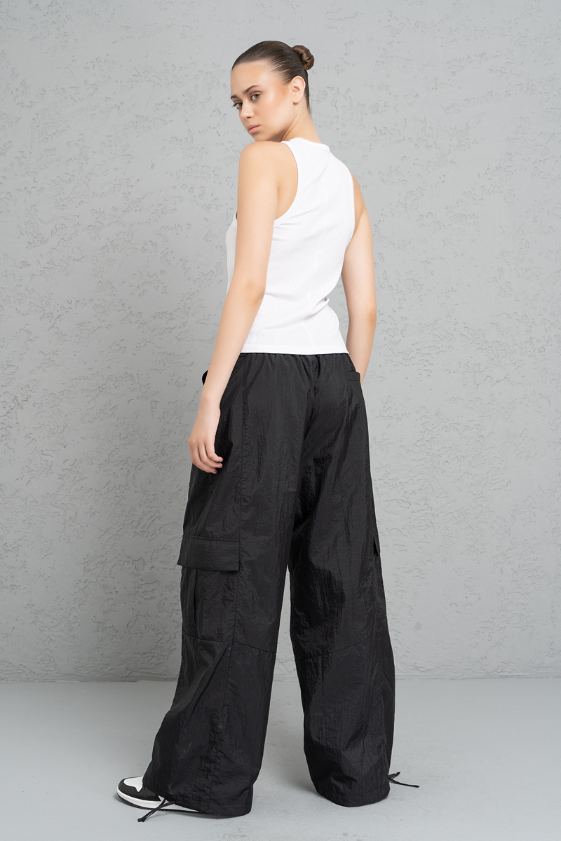 Siyah Kargo Pantolon