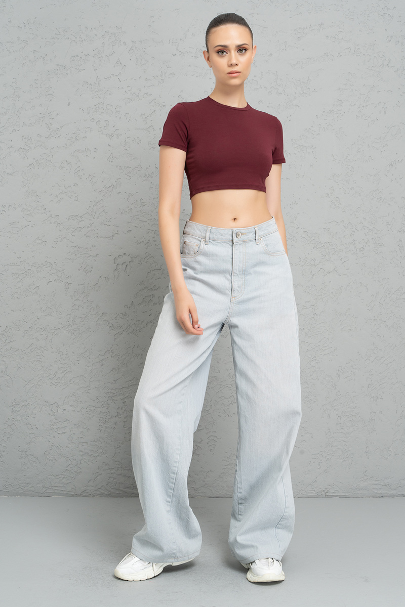 Short Sleeve CHERRY Crop Top