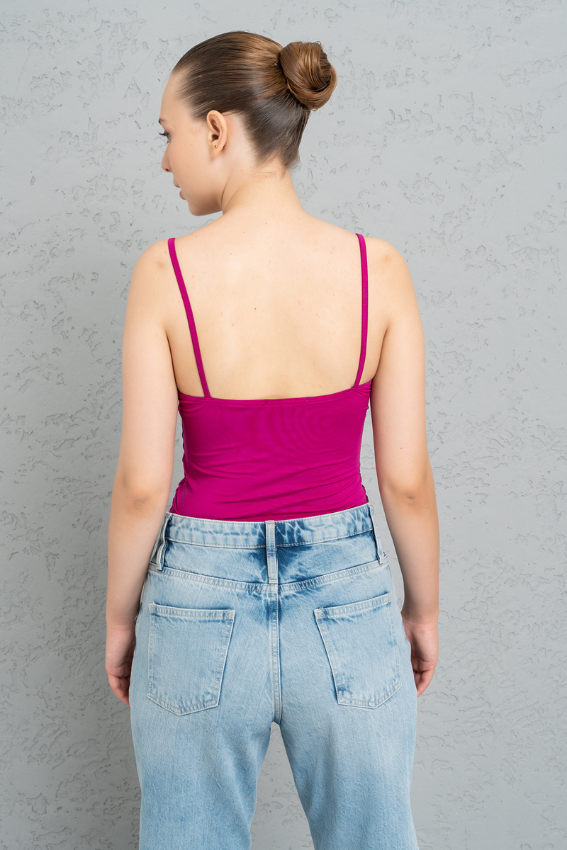 Violet Deep V-Neck Cami