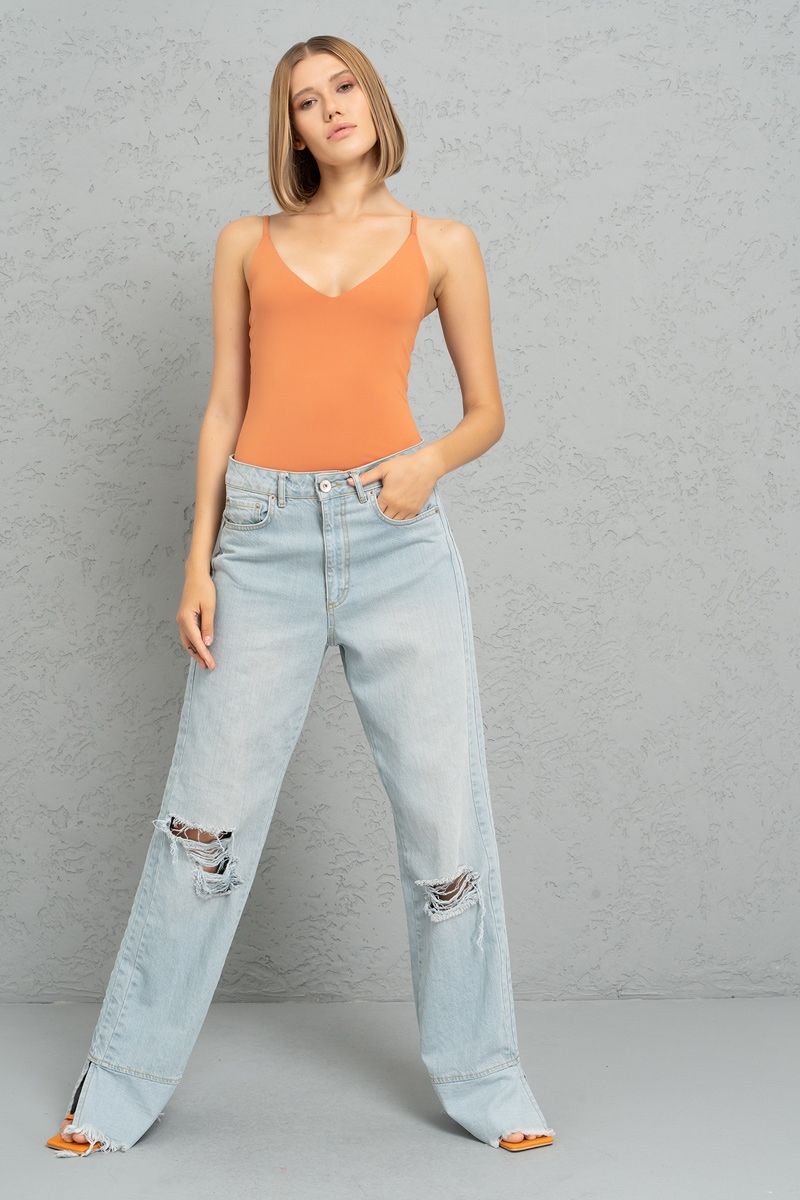 Ochre Deep V-Neck Cami