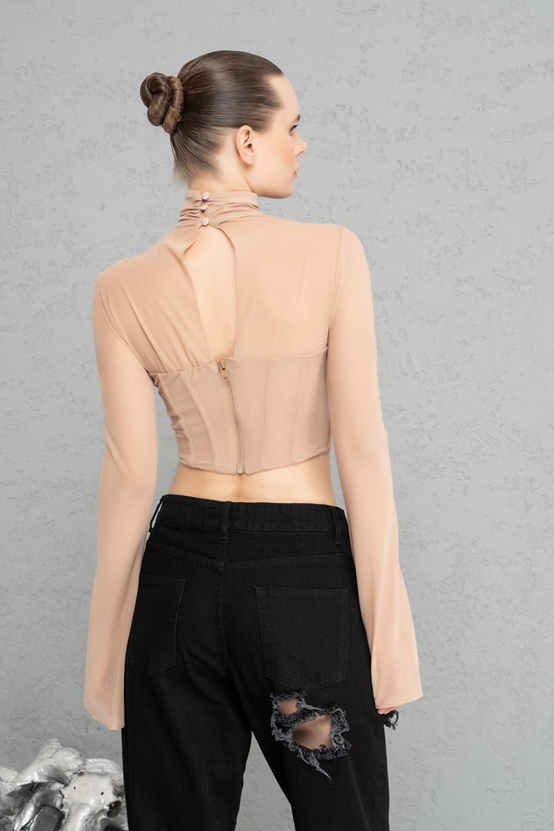 Kum Mini Tül Büstiyer