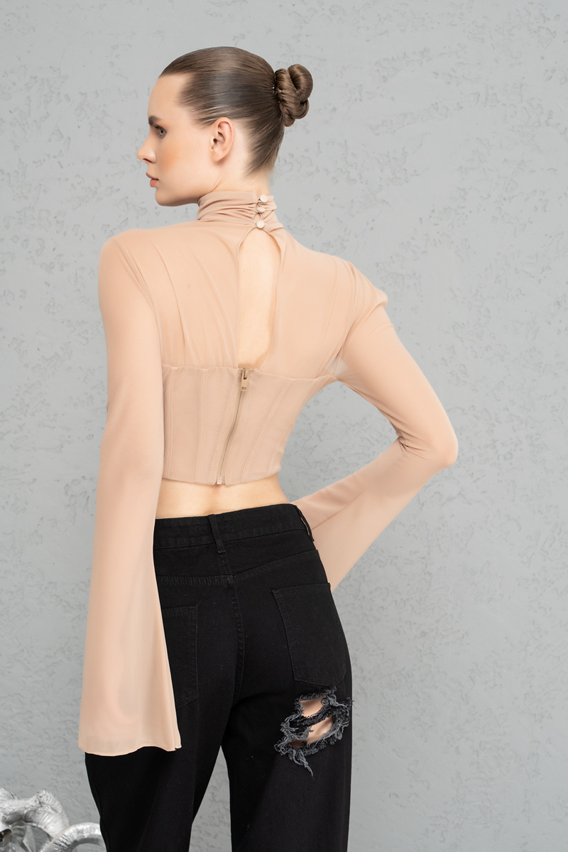 Kum Mini Tül Büstiyer