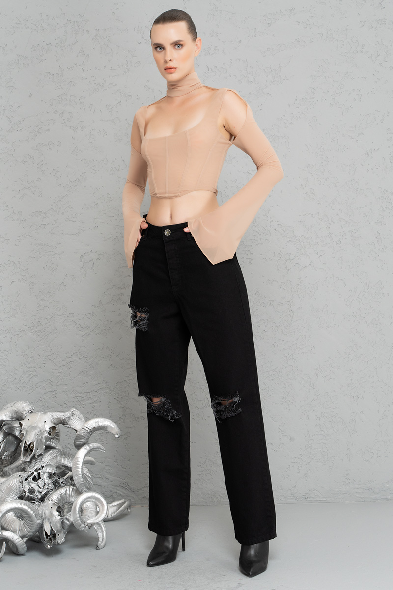 Kum Mini Tül Büstiyer