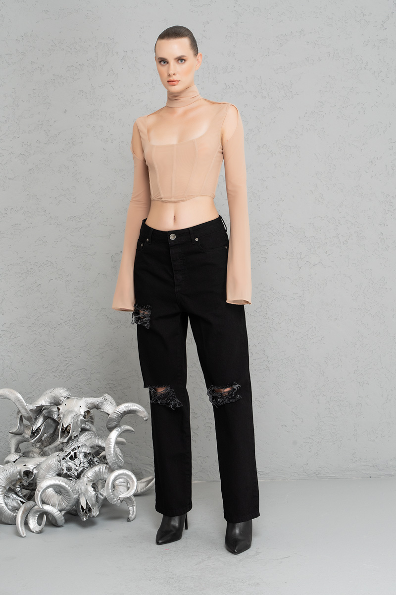 Kum Mini Tül Büstiyer