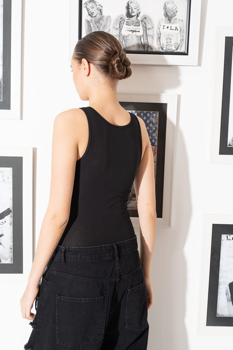 Basic Black Tank Top