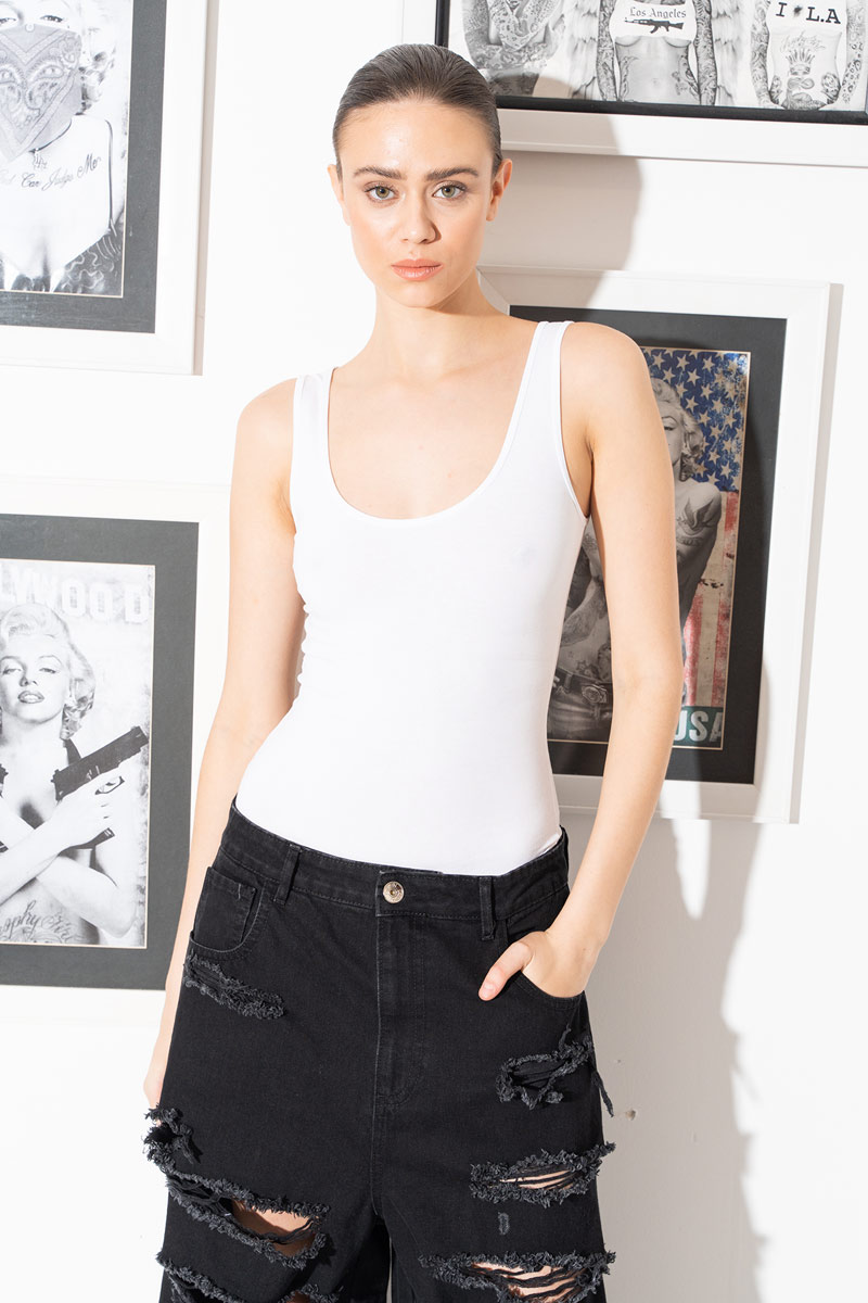 Basic White Tank Top