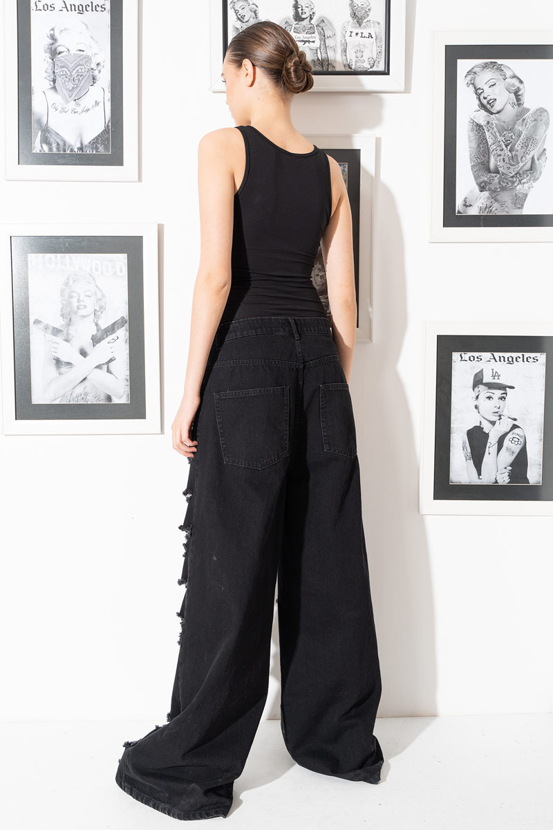 Black Ripped Jeans
