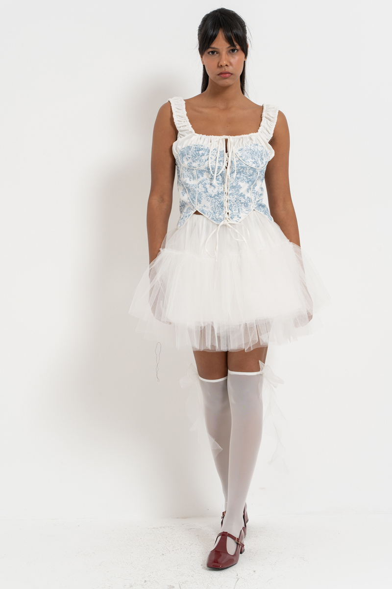 Off white Mini Tütü Etek