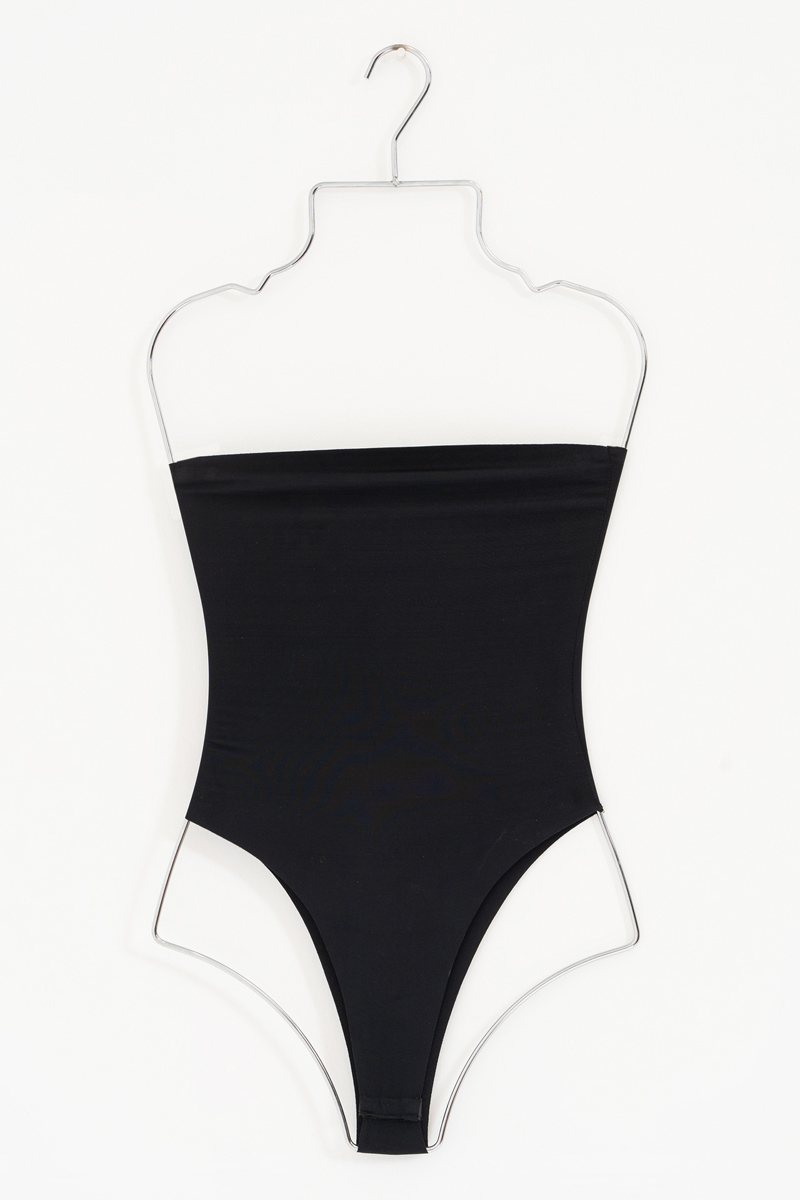 Black Tube Brazilian Bodysuit