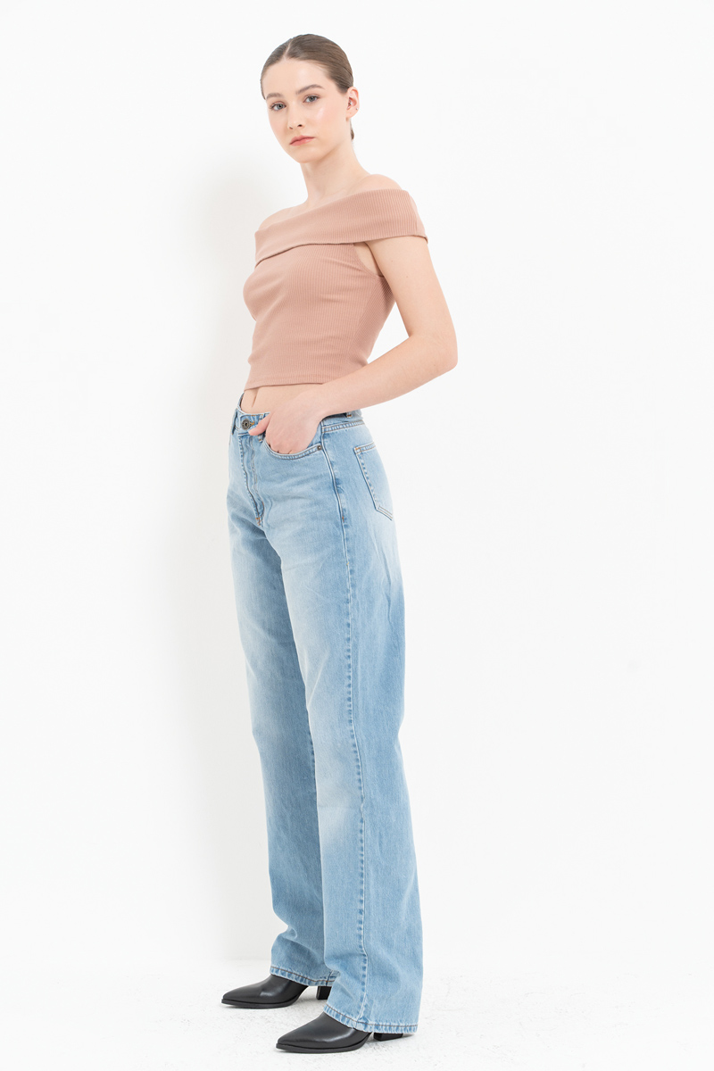 Karamel Madonna Yaka Crop Top