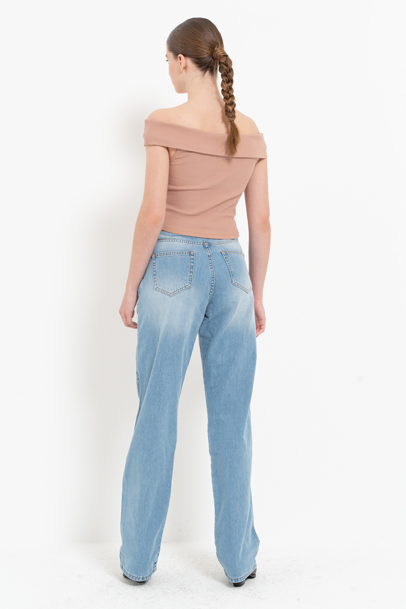 Karamel Madonna Yaka Crop Top