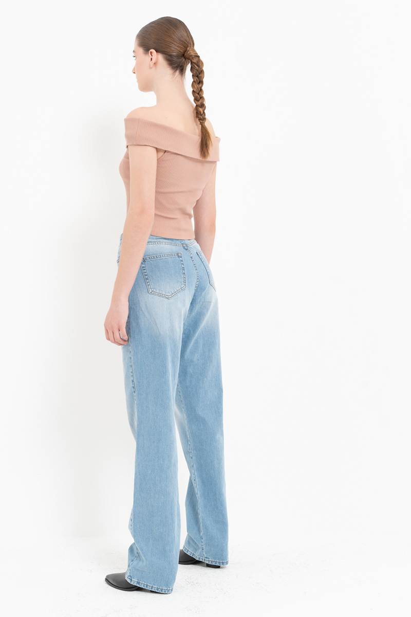 Karamel Madonna Yaka Crop Top