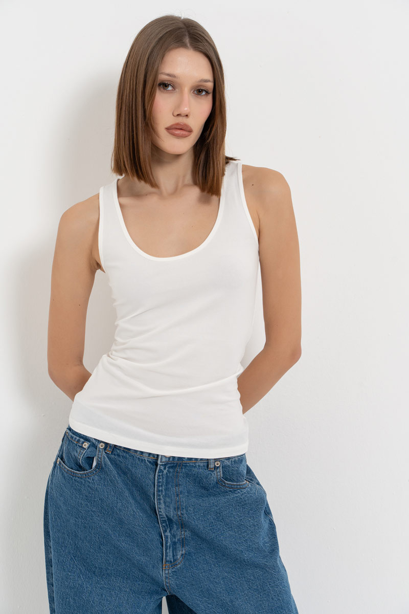 Basic White Tank Top