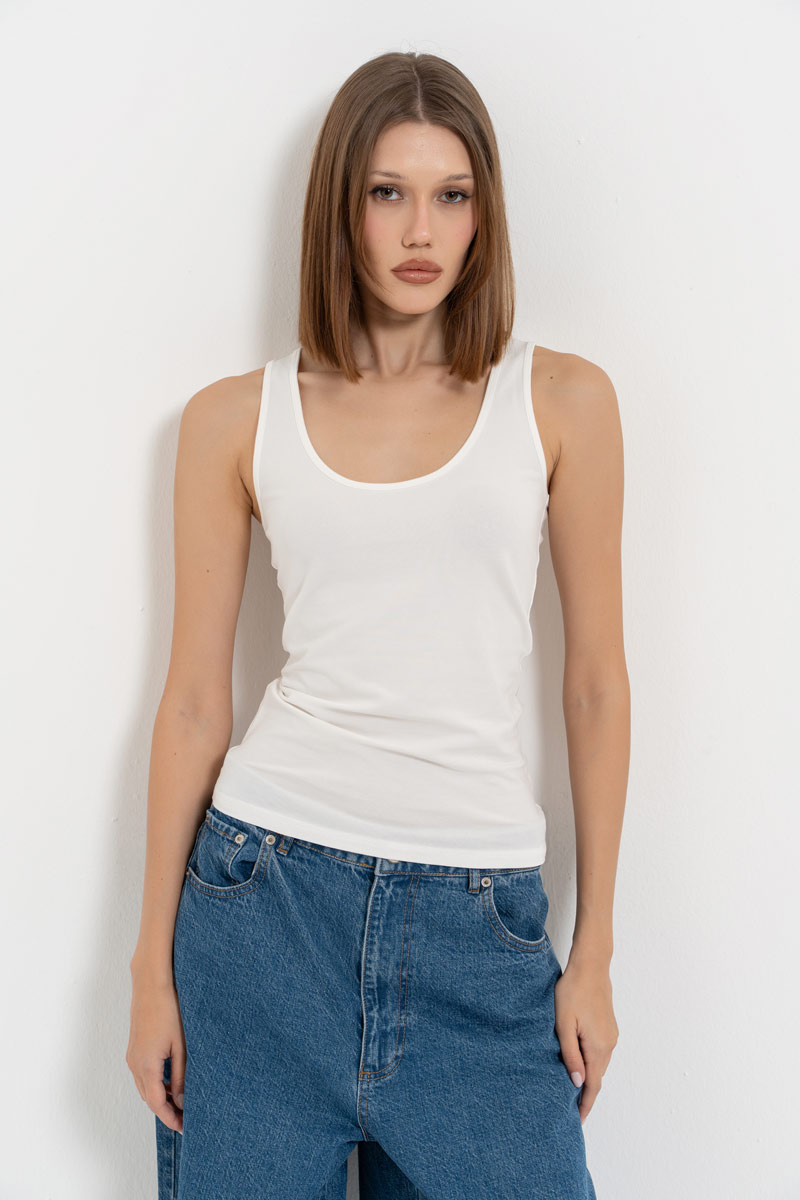 Basic White Tank Top
