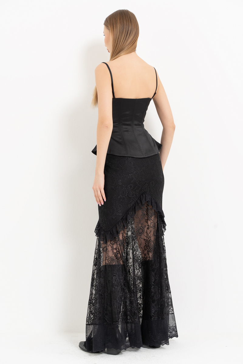 BÜSTİYER KORSE ETEK TAKIM