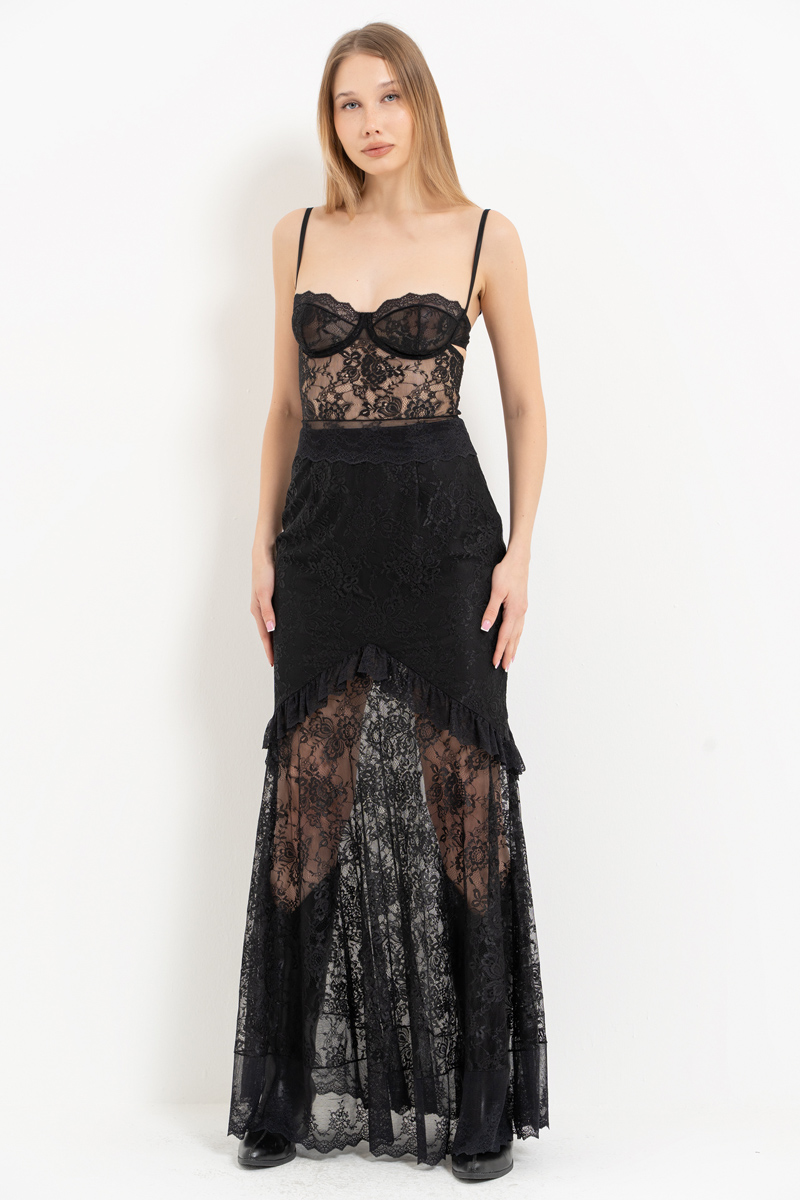 BÜSTİYER KORSE ETEK TAKIM