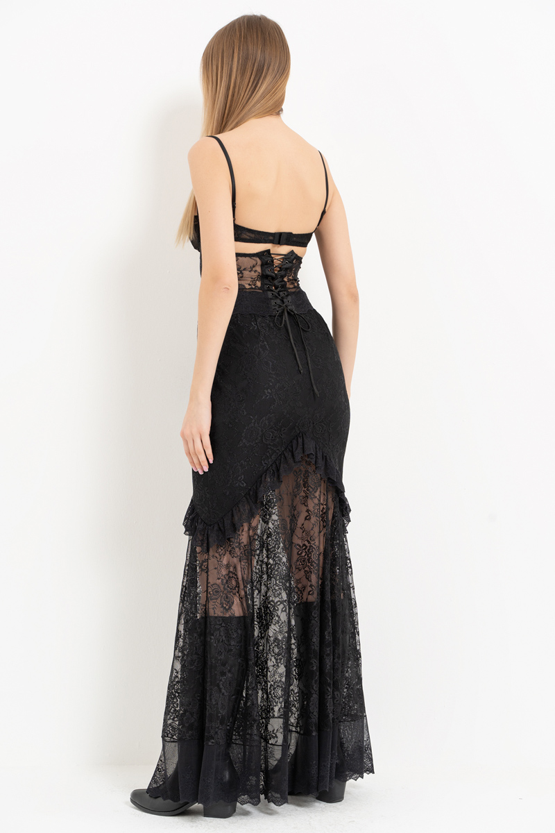 BÜSTİYER KORSE ETEK TAKIM