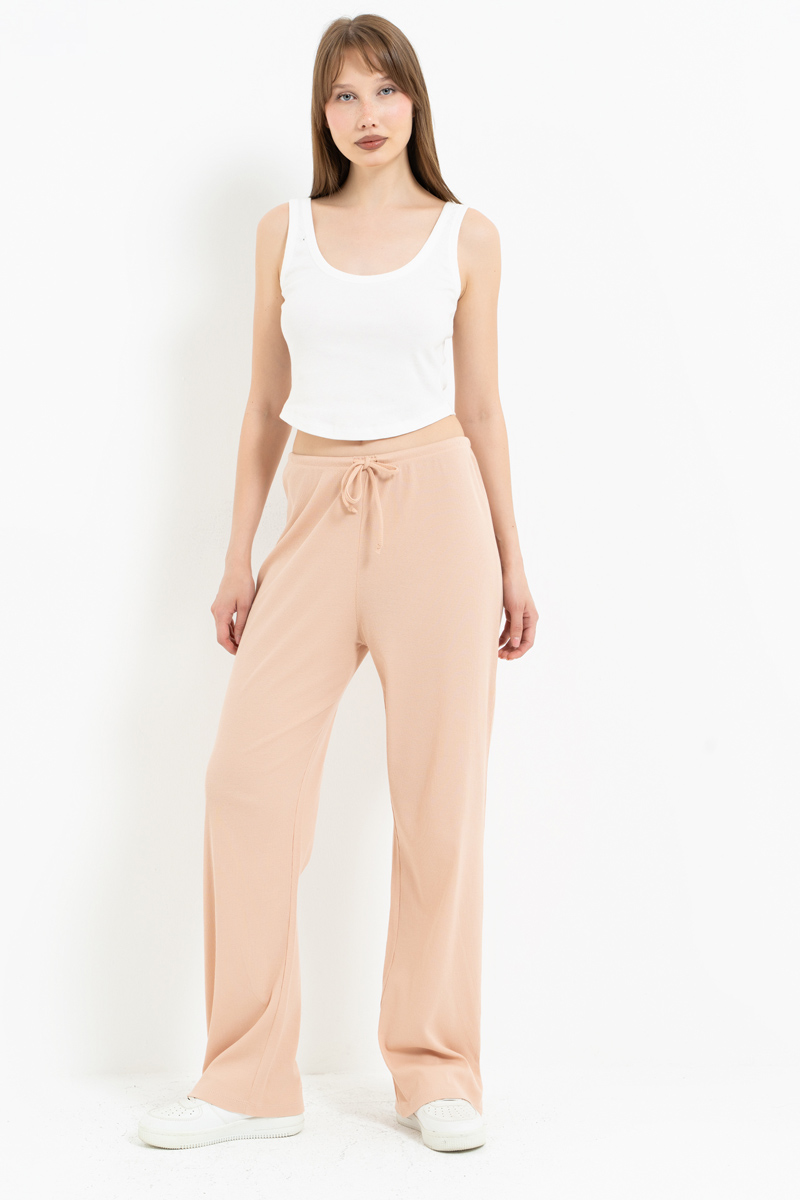 Nude Beli Lastikli Pijama Altı