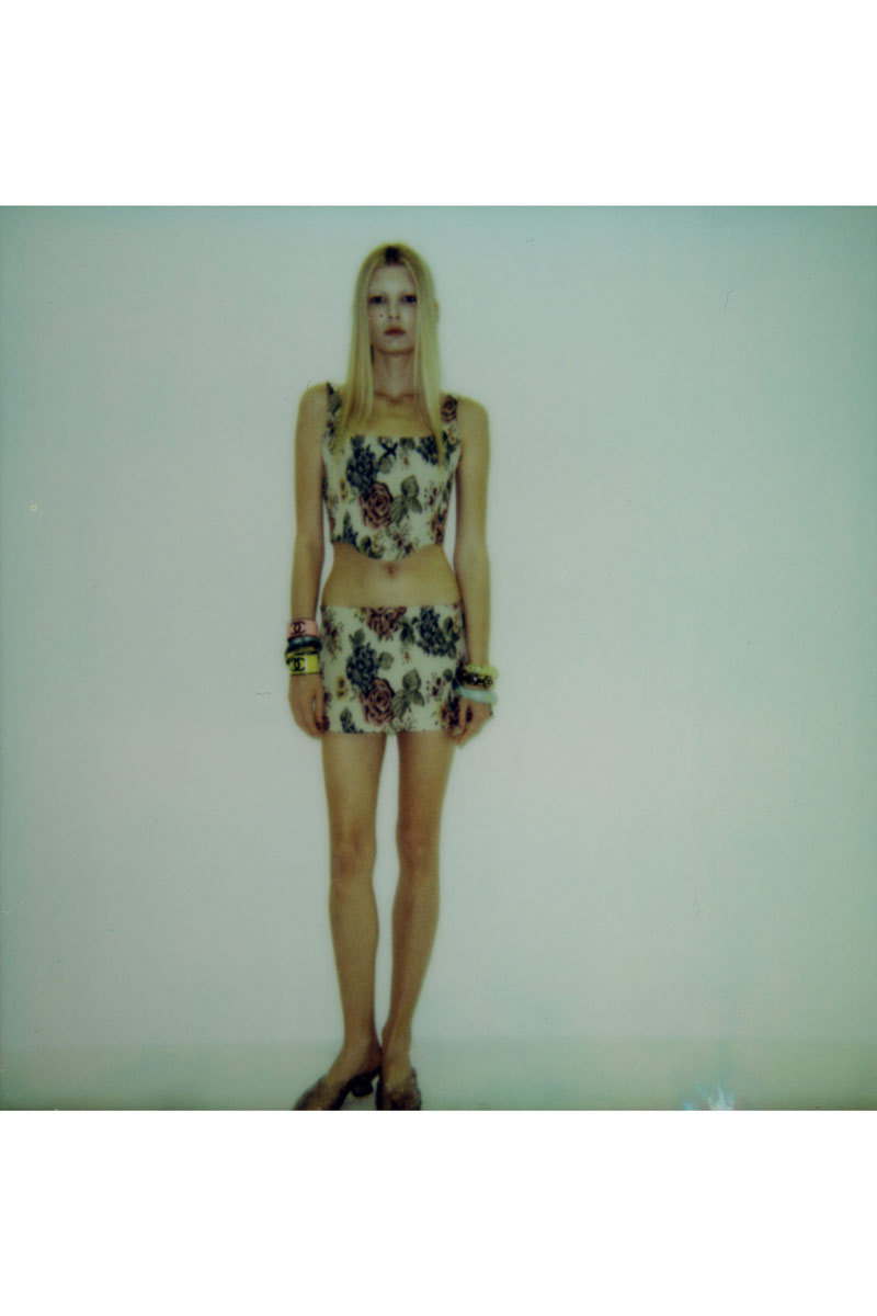 TEN-YEŞİL-ÇİÇEKLİ Çiçek Desenli Askılı Büstiyer & Mini Etek Takım