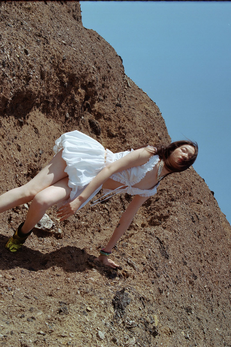 Off white Mini Balon Etek