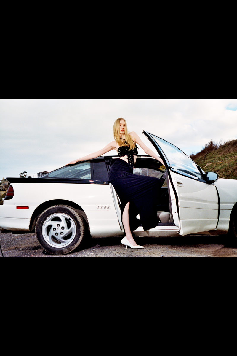 Siyah Büzgülü Uzun Etek