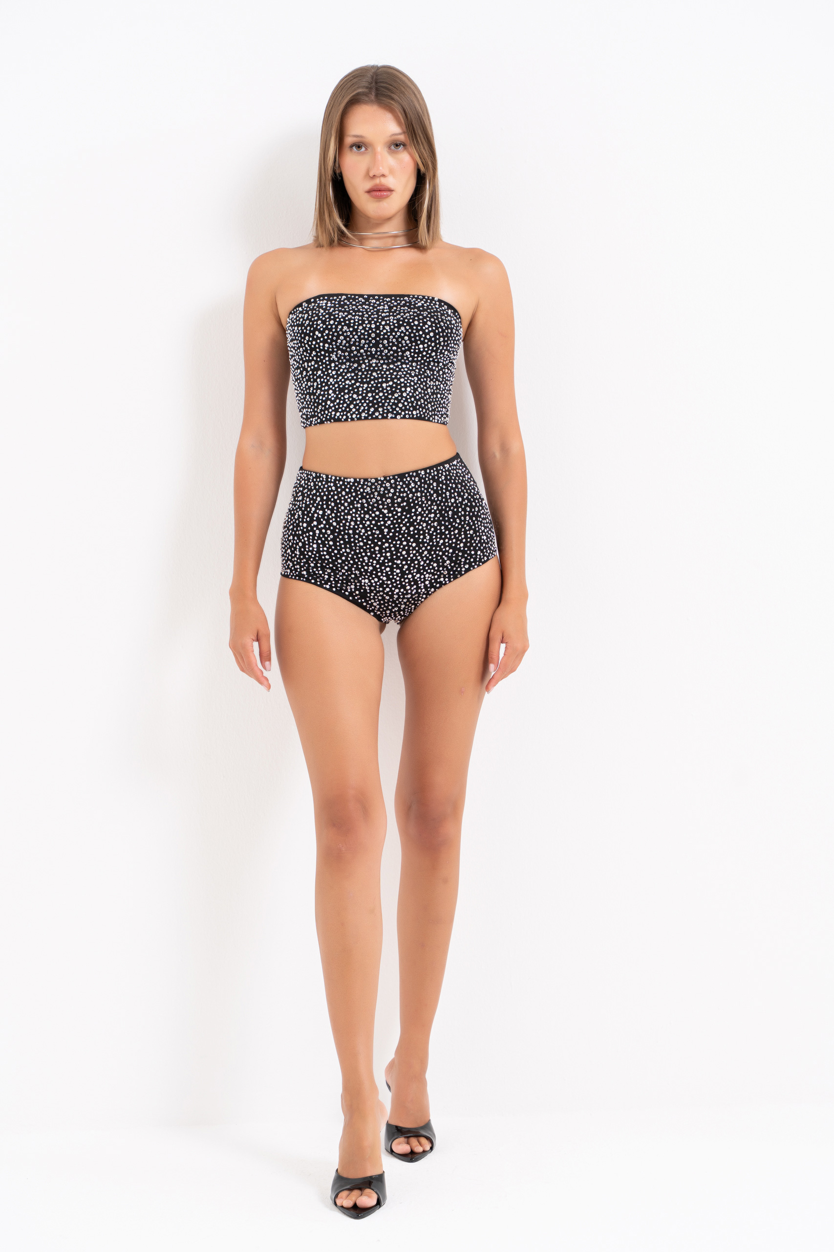 Bustier Shorts Set