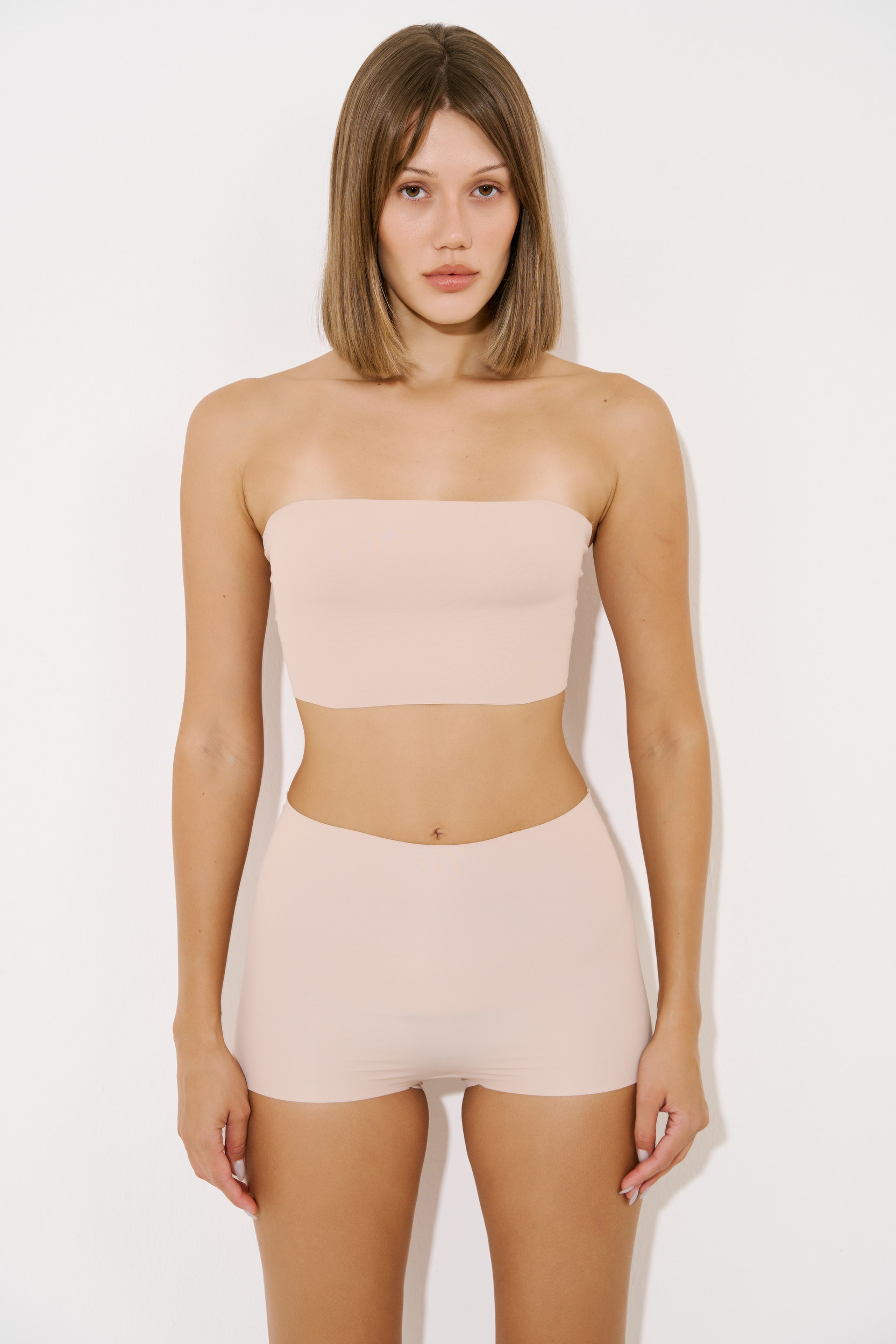 High Waist Brazilian Cut Nude Brief