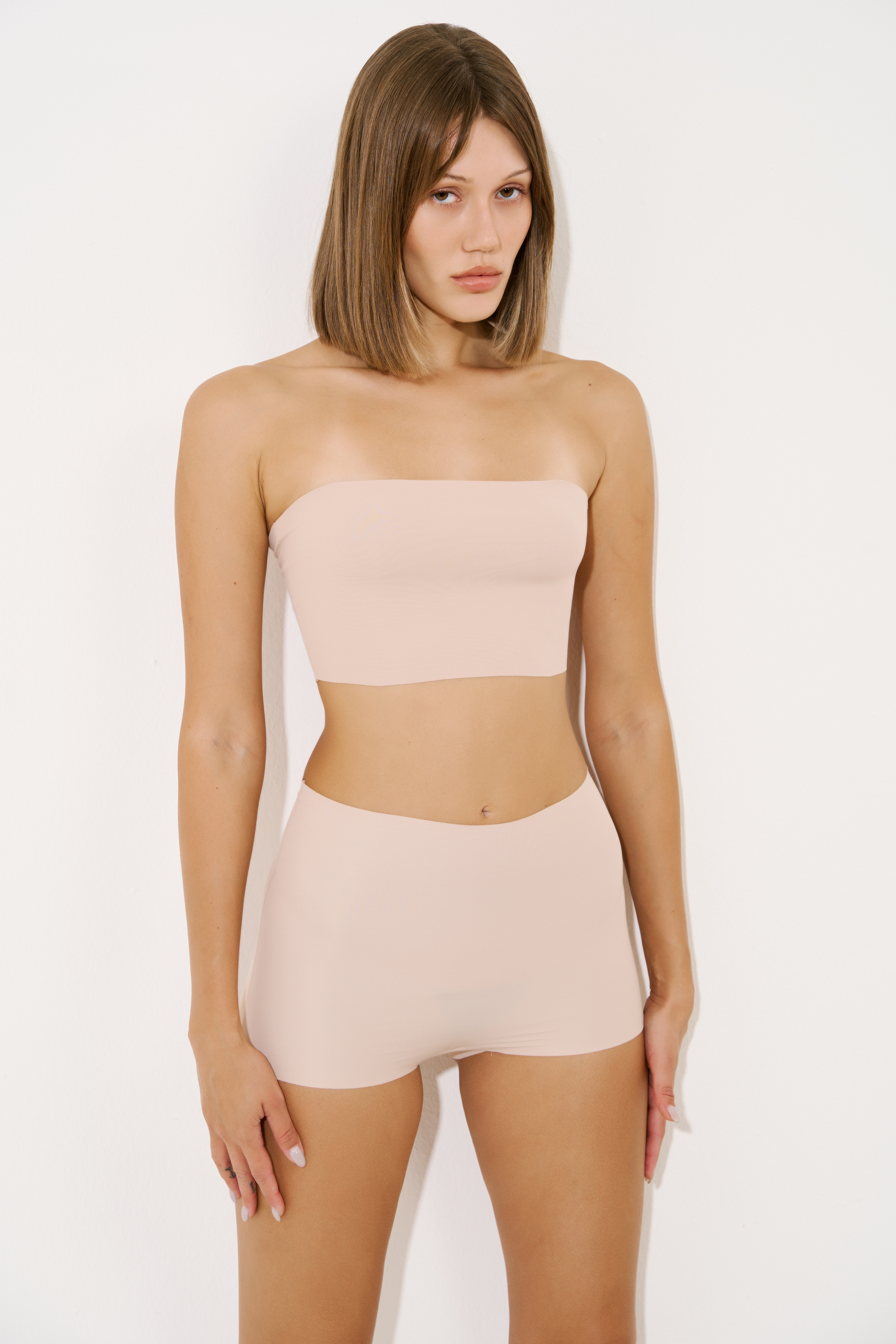 High Waist Brazilian Cut Nude Brief