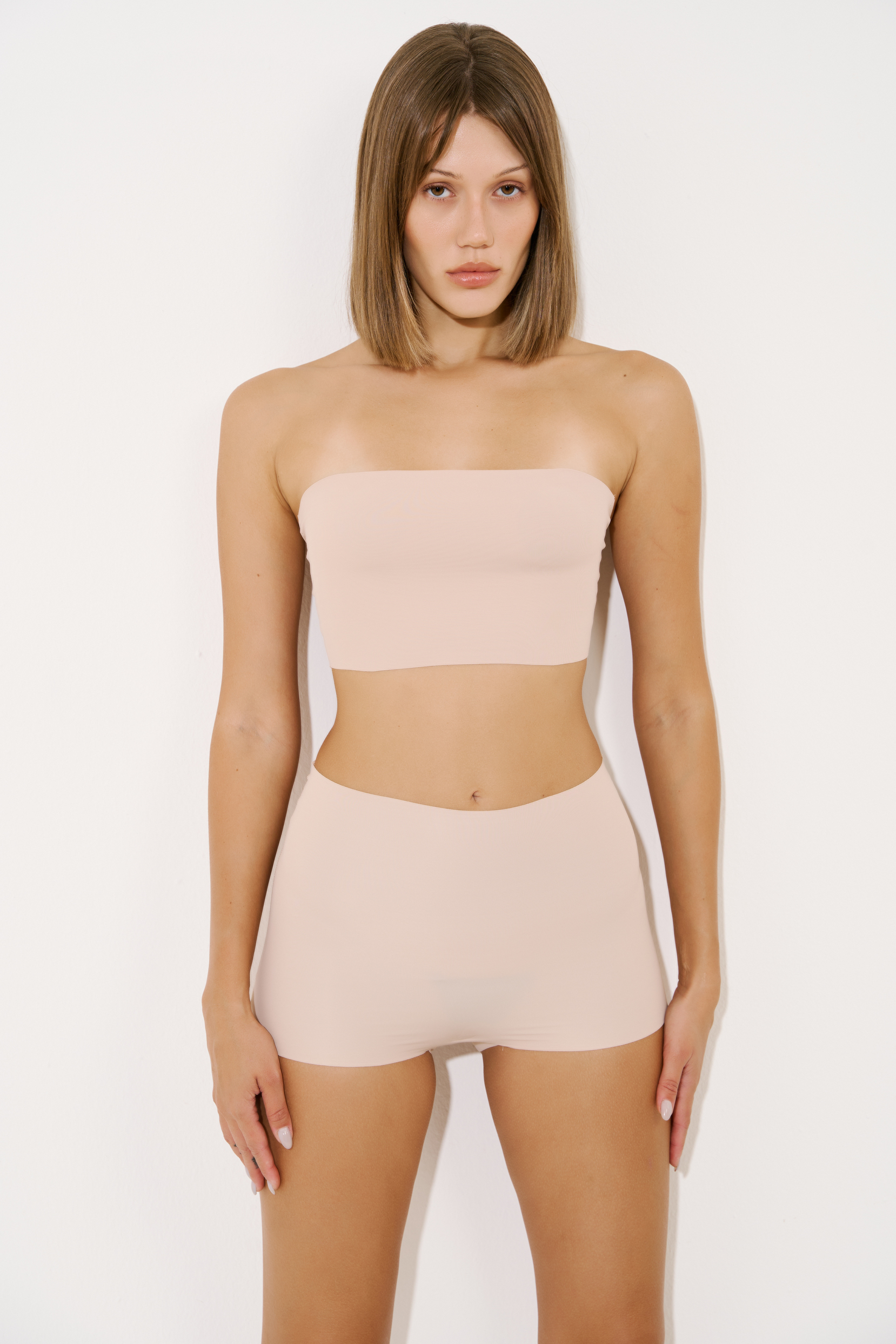 High Waist Brazilian Cut Nude Brief