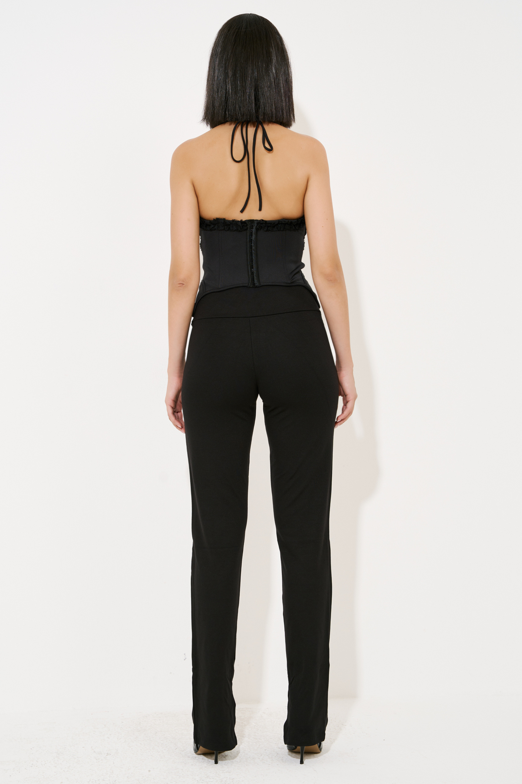 Black High-Rise Pants